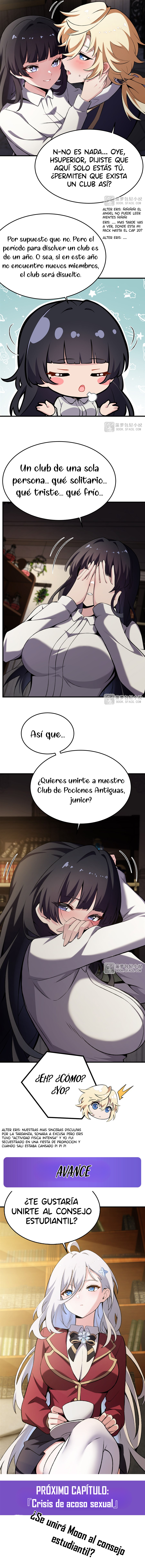 El villano rubio de la novela de la protagonista femenina quiere ser feliz Capitulo 48 página 6