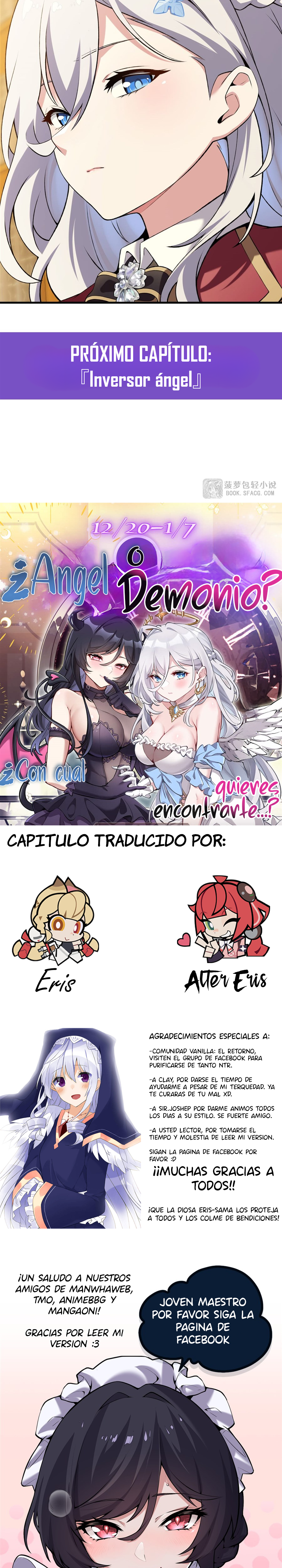 El villano rubio de la novela de la protagonista femenina quiere ser feliz Capitulo 49 página 17
