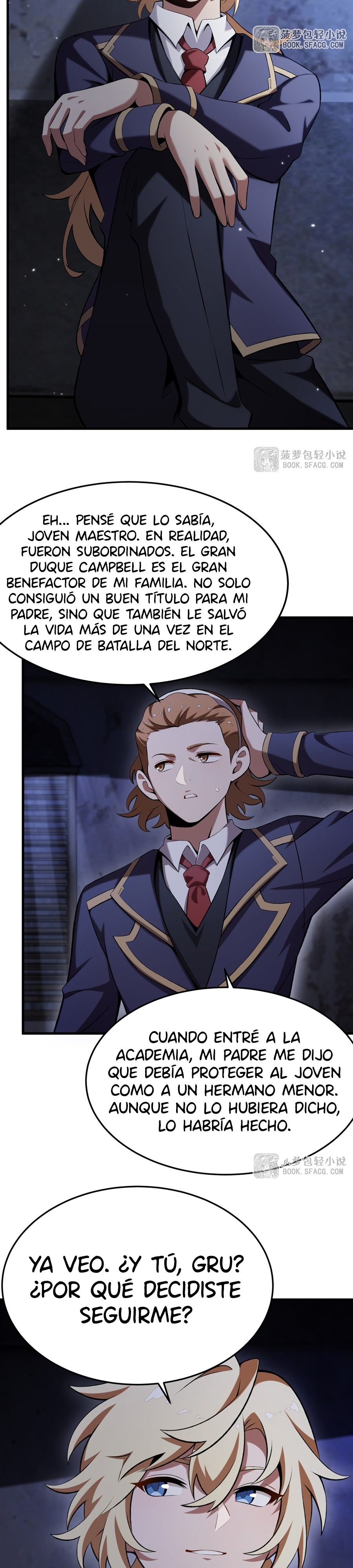 El villano rubio de la novela de la protagonista femenina quiere ser feliz Capitulo 50 página 10
