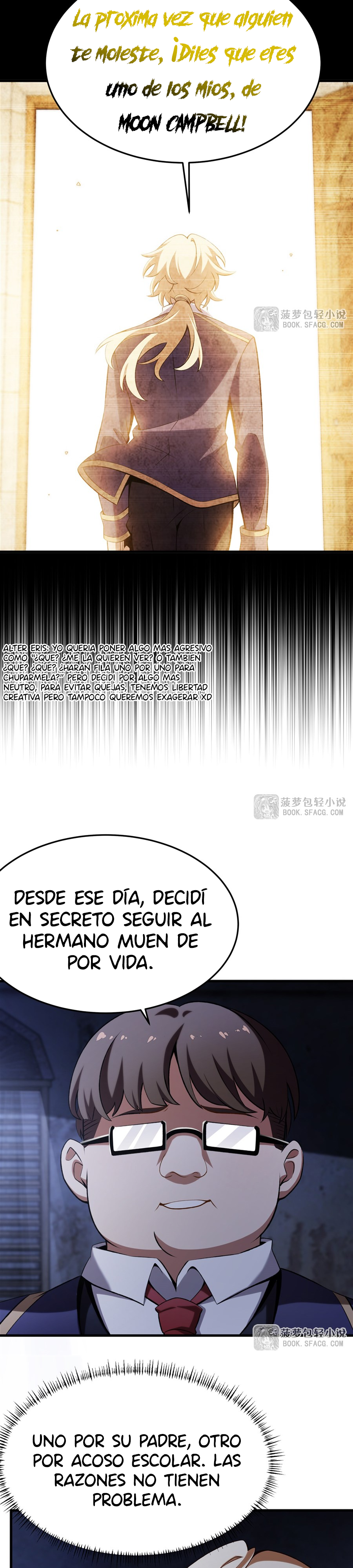 El villano rubio de la novela de la protagonista femenina quiere ser feliz Capitulo 50 página 16