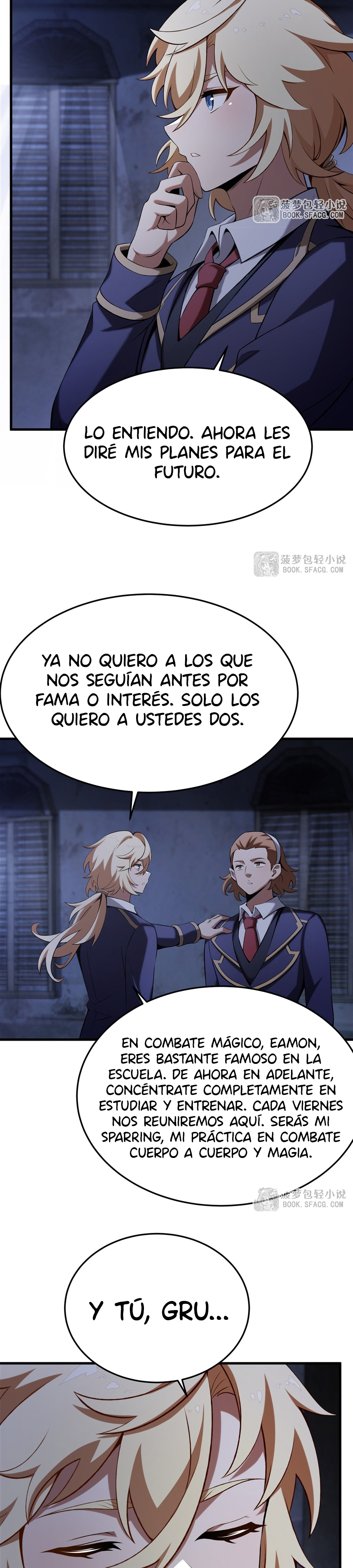 El villano rubio de la novela de la protagonista femenina quiere ser feliz Capitulo 50 página 17