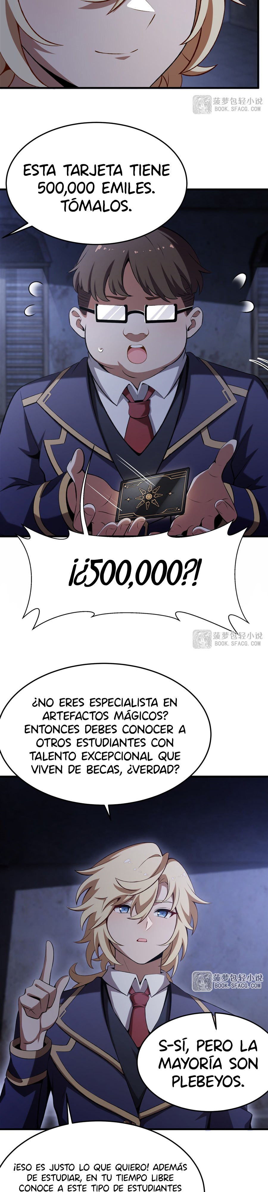 El villano rubio de la novela de la protagonista femenina quiere ser feliz Capitulo 50 página 18