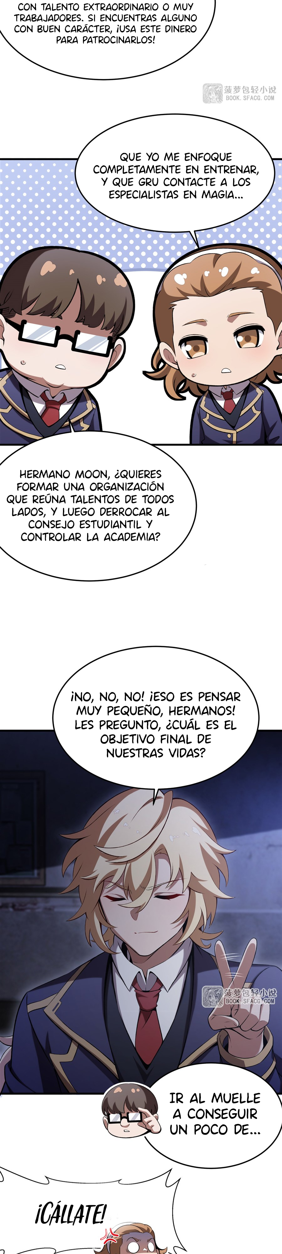 El villano rubio de la novela de la protagonista femenina quiere ser feliz Capitulo 50 página 19