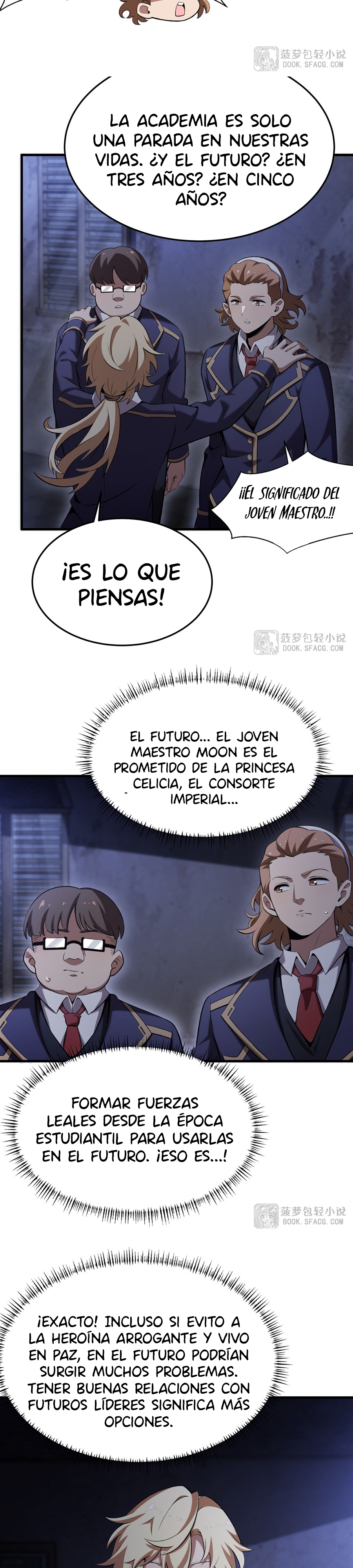 El villano rubio de la novela de la protagonista femenina quiere ser feliz Capitulo 50 página 20