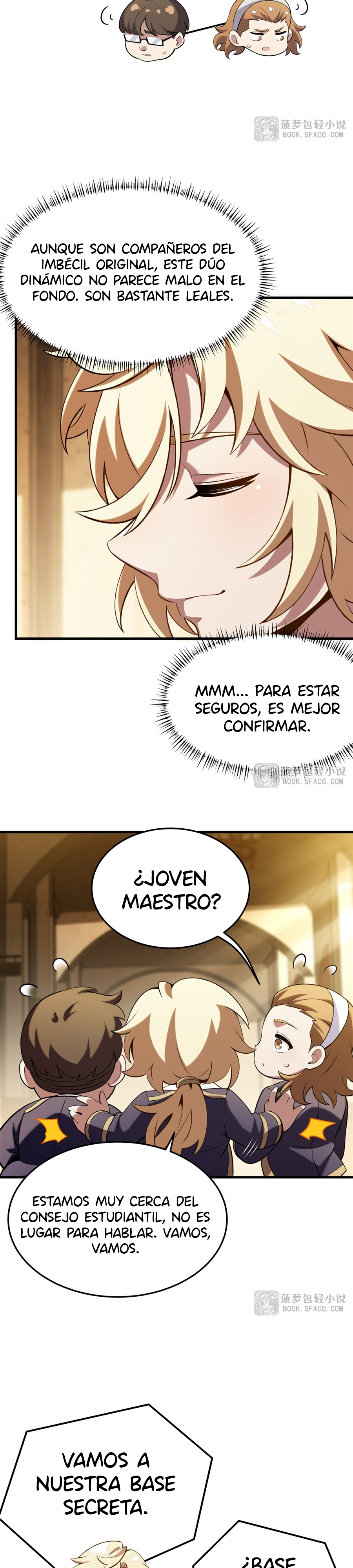 El villano rubio de la novela de la protagonista femenina quiere ser feliz Capitulo 50 página 8