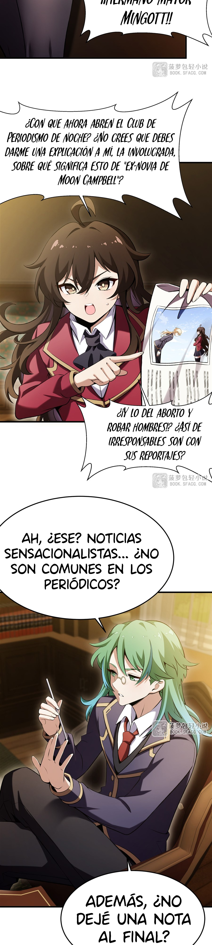 El villano rubio de la novela de la protagonista femenina quiere ser feliz Capitulo 51 página 11