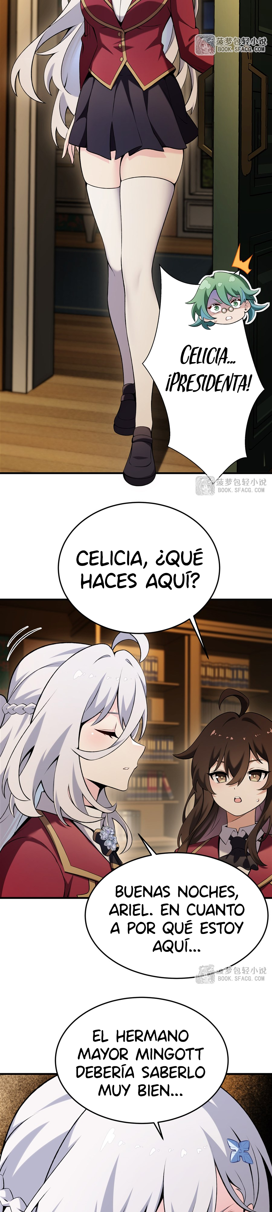 El villano rubio de la novela de la protagonista femenina quiere ser feliz Capitulo 51 página 15