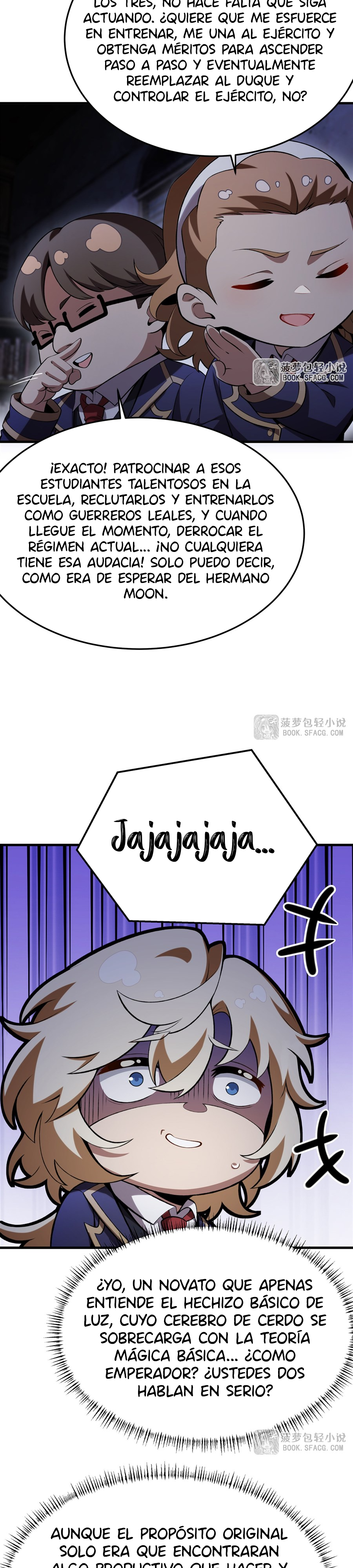 El villano rubio de la novela de la protagonista femenina quiere ser feliz Capitulo 51 página 5