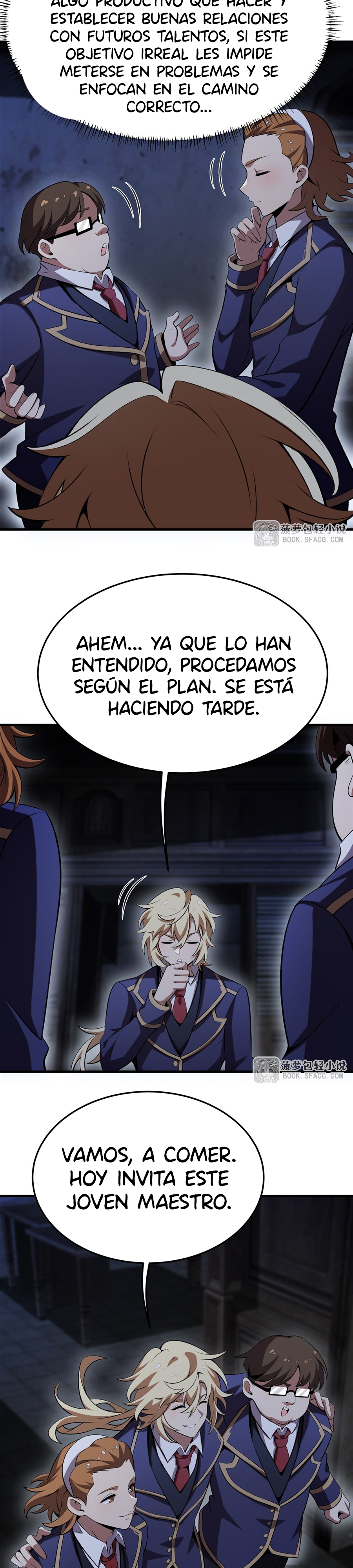 El villano rubio de la novela de la protagonista femenina quiere ser feliz Capitulo 51 página 6