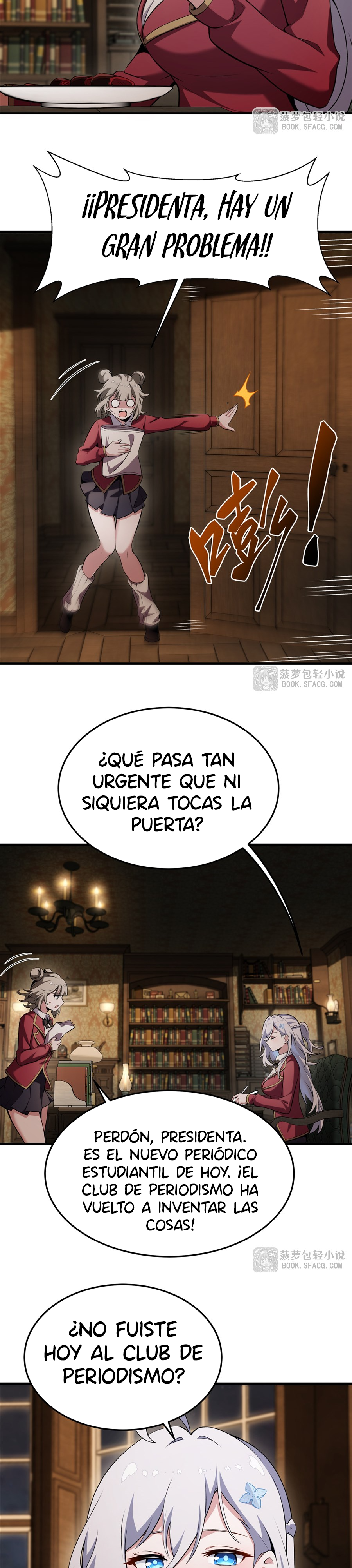 El villano rubio de la novela de la protagonista femenina quiere ser feliz Capitulo 51 página 8