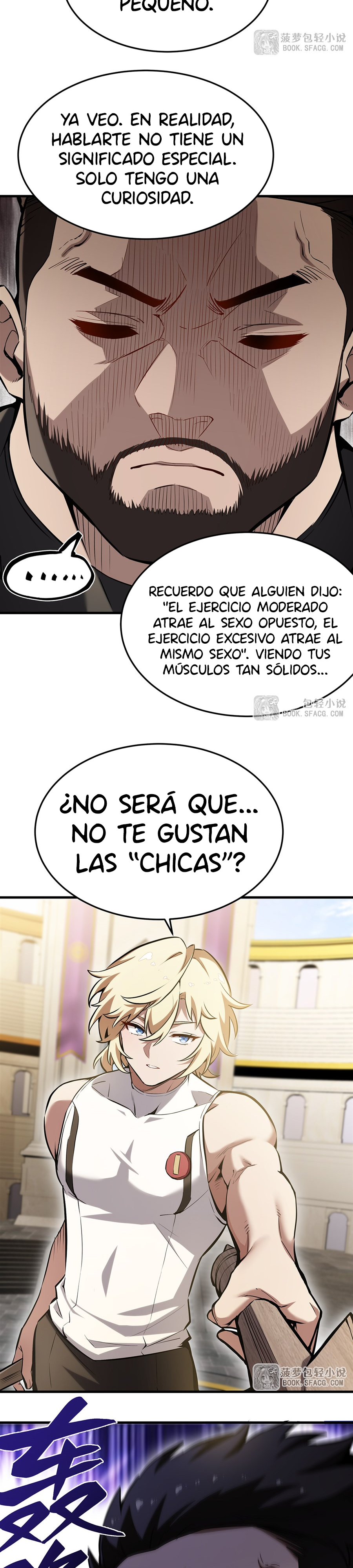 El villano rubio de la novela de la protagonista femenina quiere ser feliz Capitulo 52 página 19