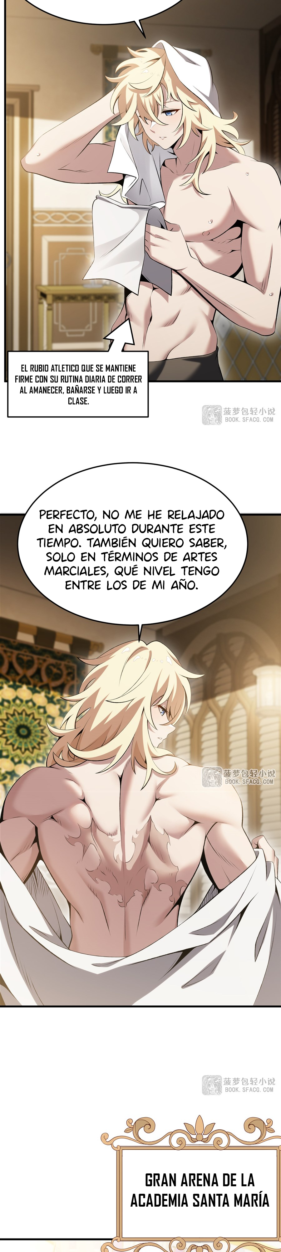 El villano rubio de la novela de la protagonista femenina quiere ser feliz Capitulo 52 página 2