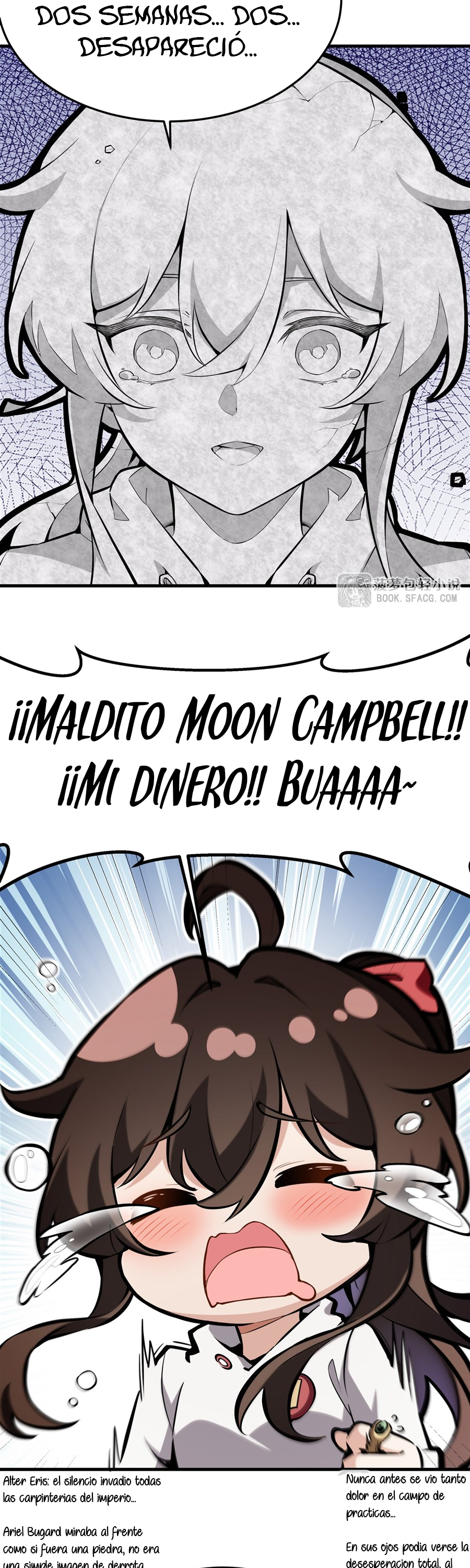 El villano rubio de la novela de la protagonista femenina quiere ser feliz Capitulo 53 página 12