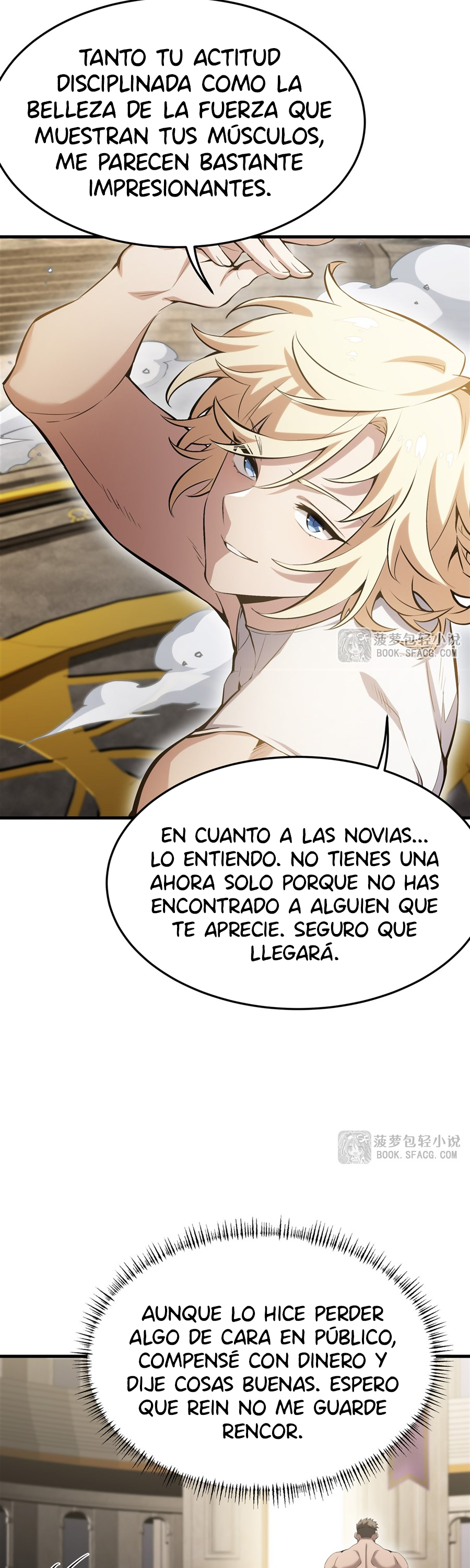El villano rubio de la novela de la protagonista femenina quiere ser feliz Capitulo 53 página 15