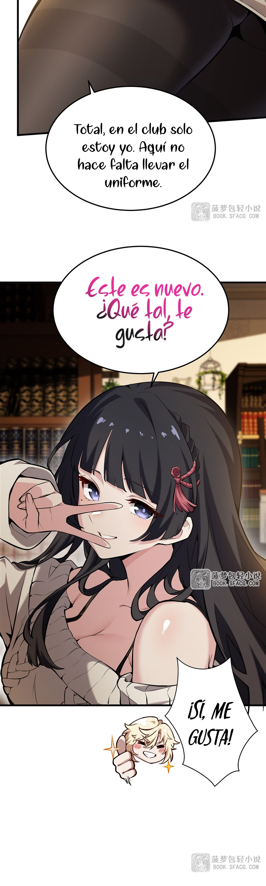 El villano rubio de la novela de la protagonista femenina quiere ser feliz Capitulo 53 página 21