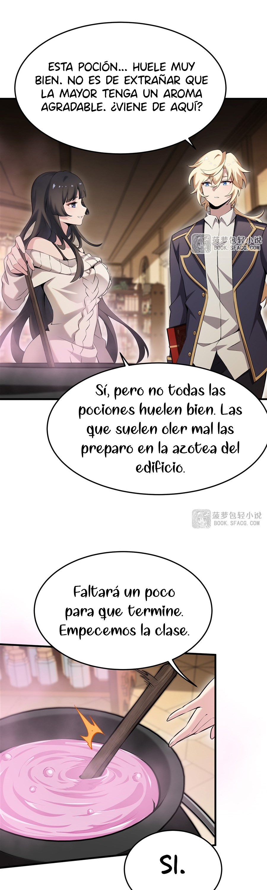 El villano rubio de la novela de la protagonista femenina quiere ser feliz Capitulo 53 página 22