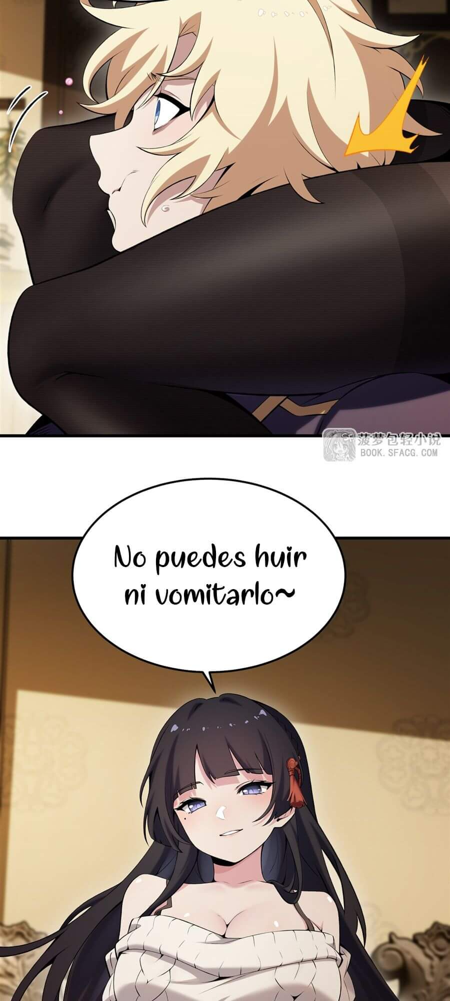 El villano rubio de la novela de la protagonista femenina quiere ser feliz Capitulo 54 página 17
