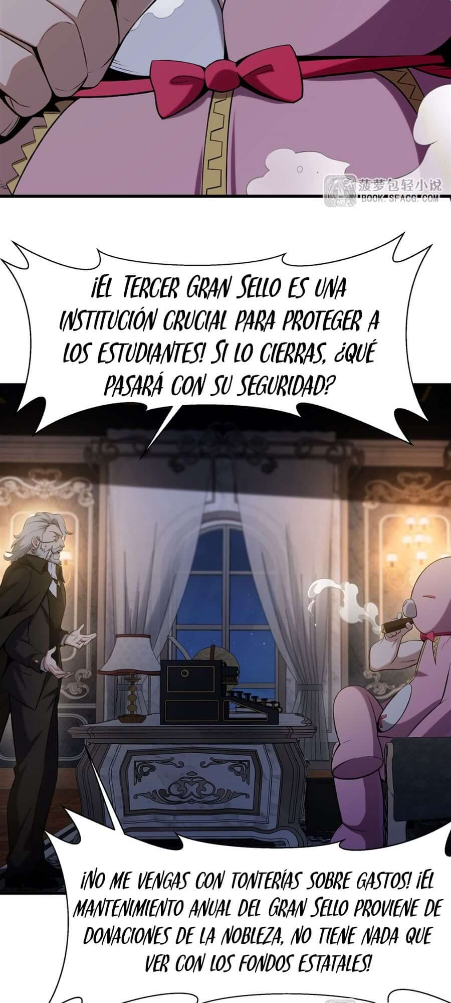 El villano rubio de la novela de la protagonista femenina quiere ser feliz Capitulo 54 página 31