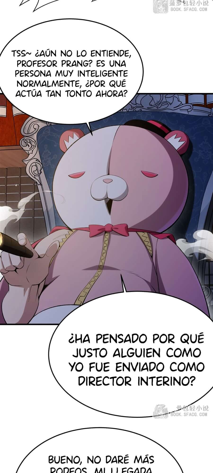 El villano rubio de la novela de la protagonista femenina quiere ser feliz Capitulo 54 página 32