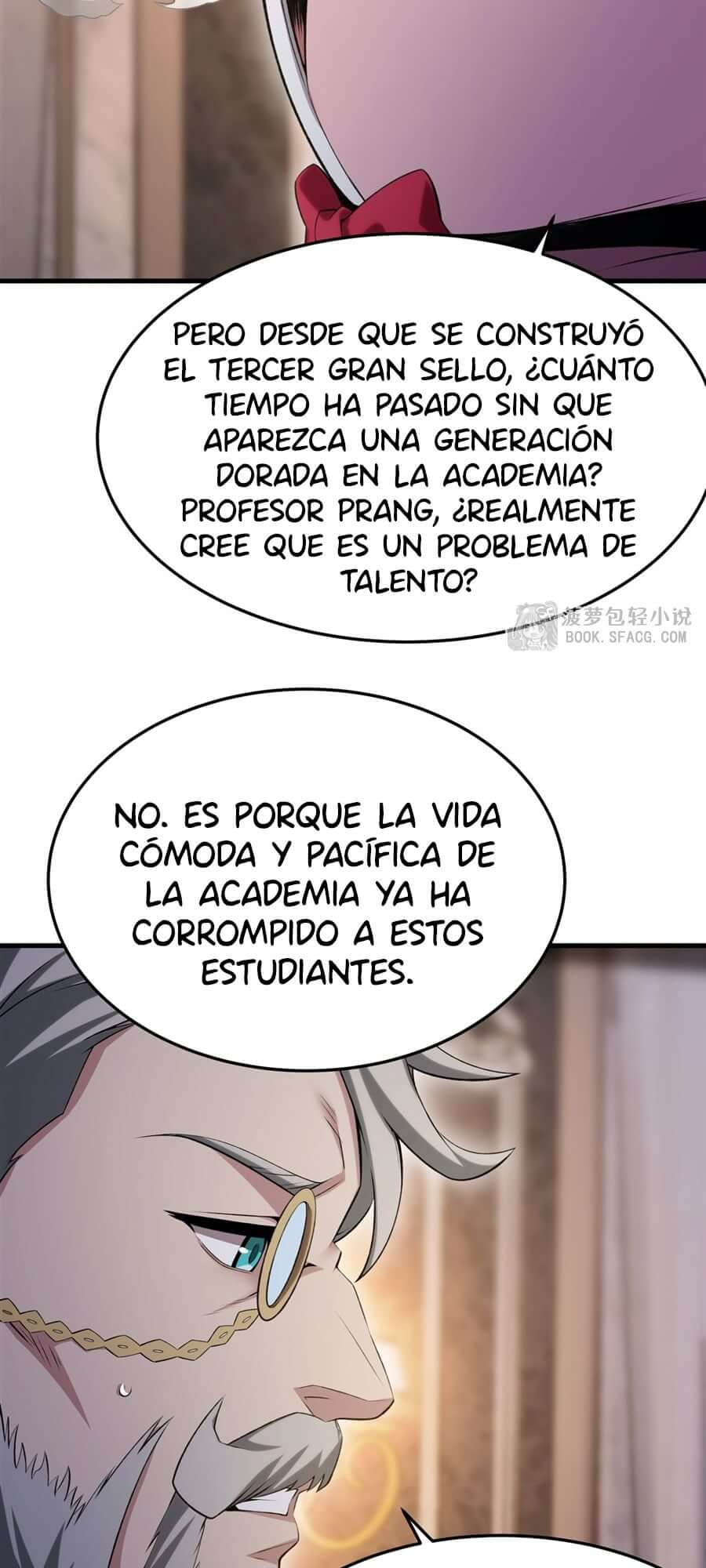 El villano rubio de la novela de la protagonista femenina quiere ser feliz Capitulo 54 página 35
