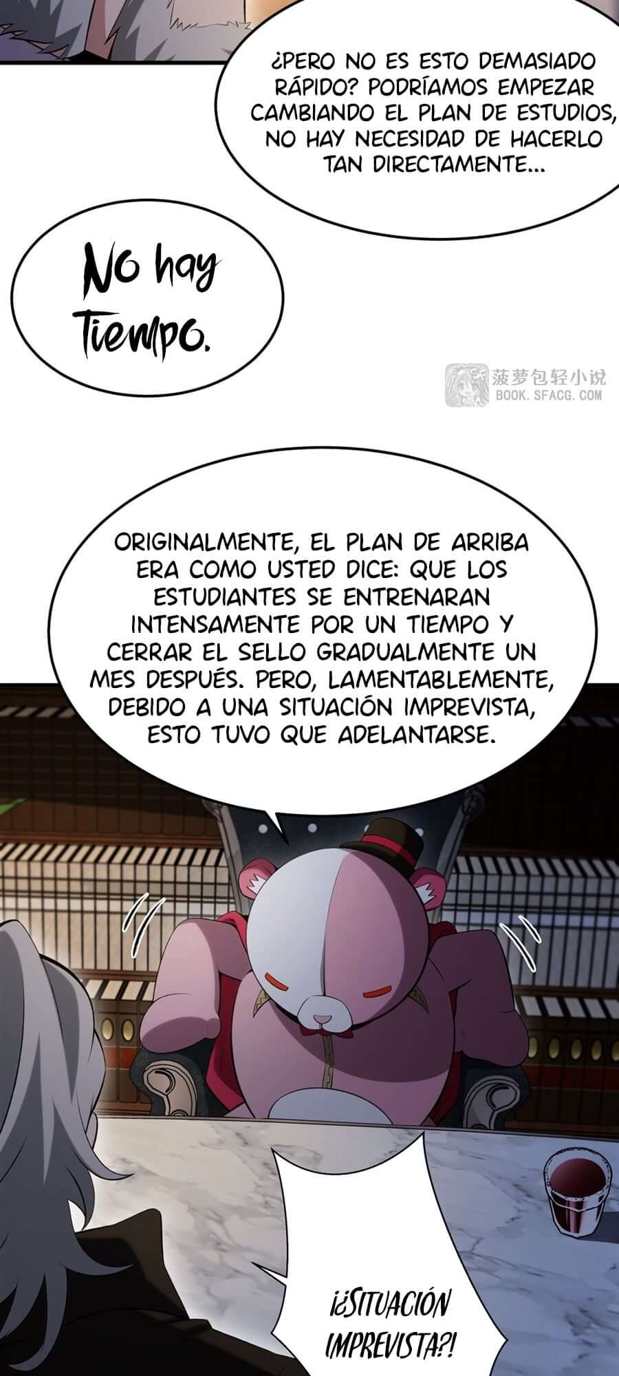 El villano rubio de la novela de la protagonista femenina quiere ser feliz Capitulo 54 página 36