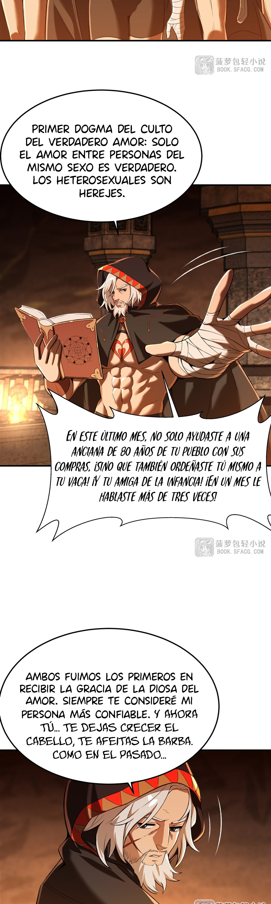 El villano rubio de la novela de la protagonista femenina quiere ser feliz Capitulo 55 página 16