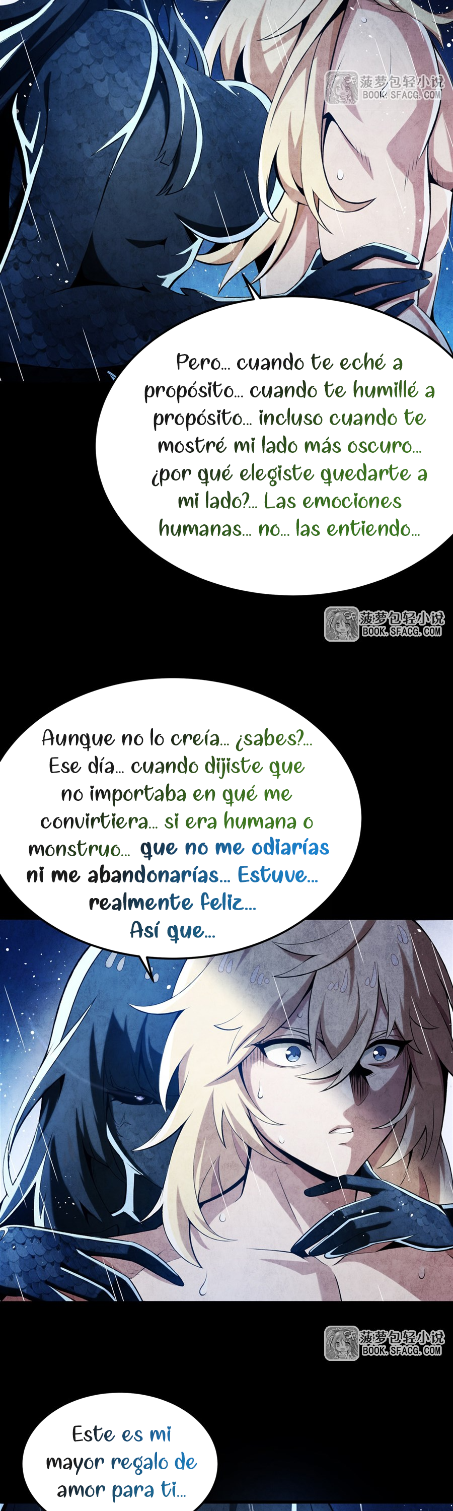 El villano rubio de la novela de la protagonista femenina quiere ser feliz Capitulo 56 página 7