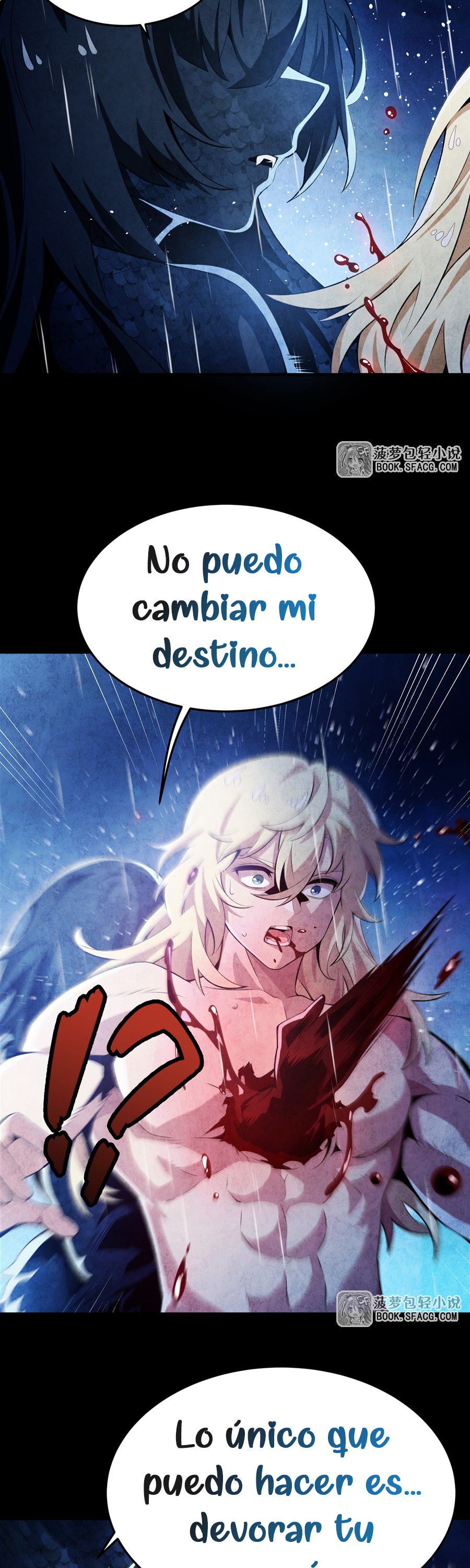 El villano rubio de la novela de la protagonista femenina quiere ser feliz Capitulo 56 página 8