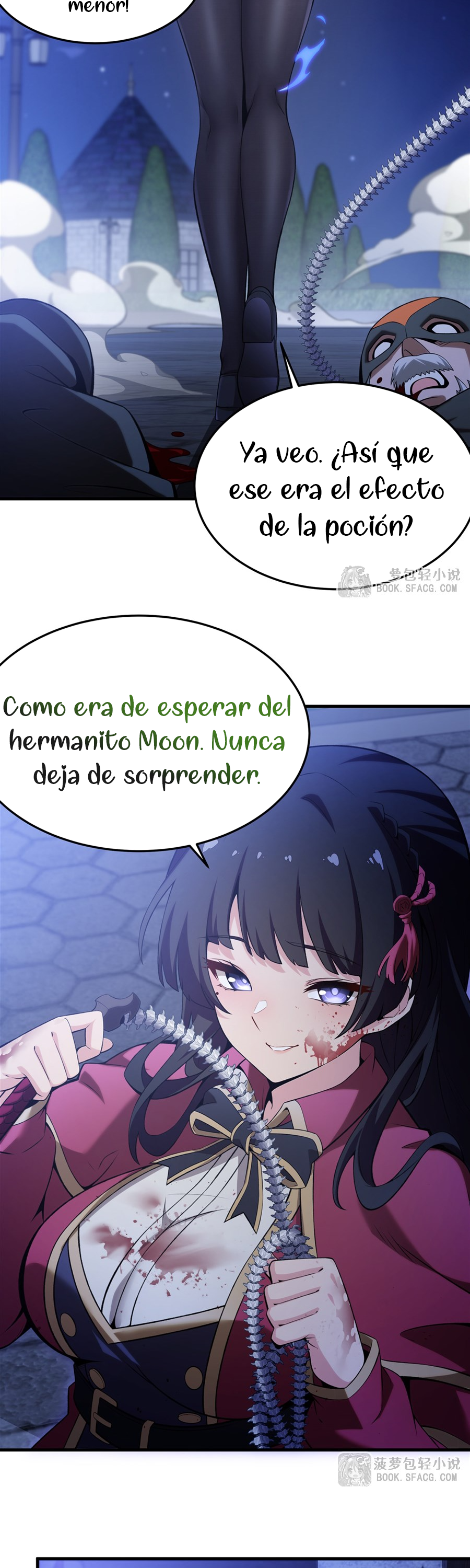 El villano rubio de la novela de la protagonista femenina quiere ser feliz Capitulo 57 página 20