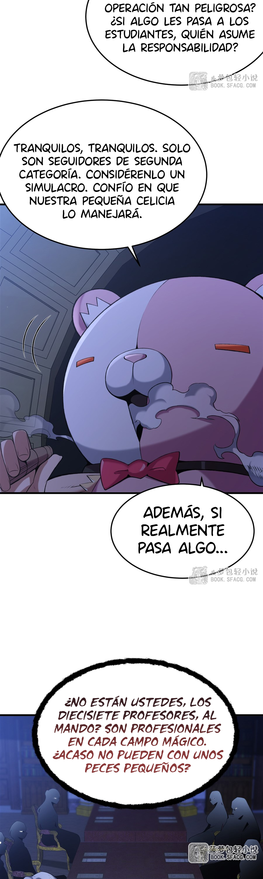 El villano rubio de la novela de la protagonista femenina quiere ser feliz Capitulo 57 página 9