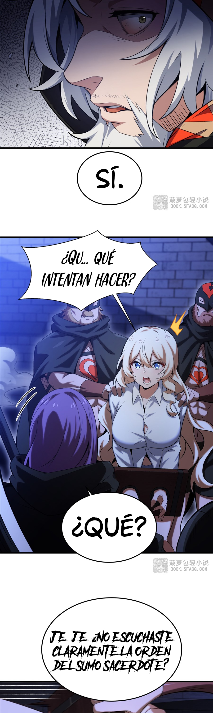 El villano rubio de la novela de la protagonista femenina quiere ser feliz Capitulo 58 página 12