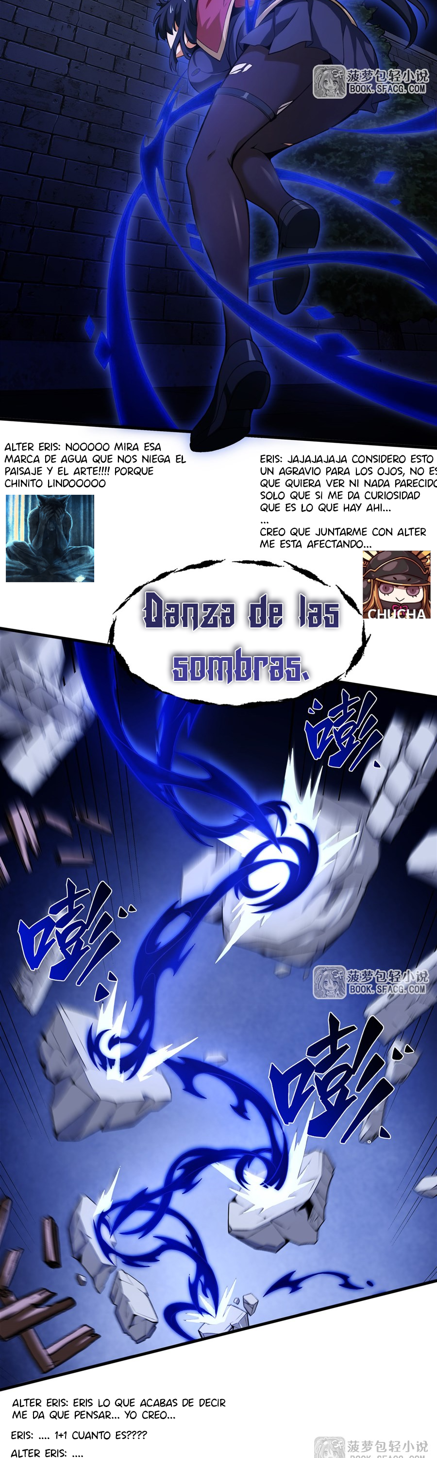 El villano rubio de la novela de la protagonista femenina quiere ser feliz Capitulo 59 página 8