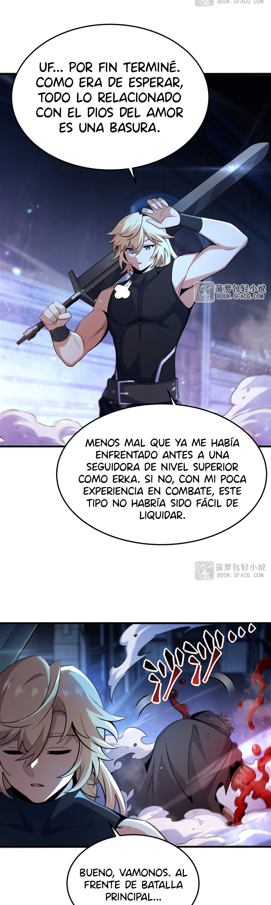 El villano rubio de la novela de la protagonista femenina quiere ser feliz Capitulo 61 página 22