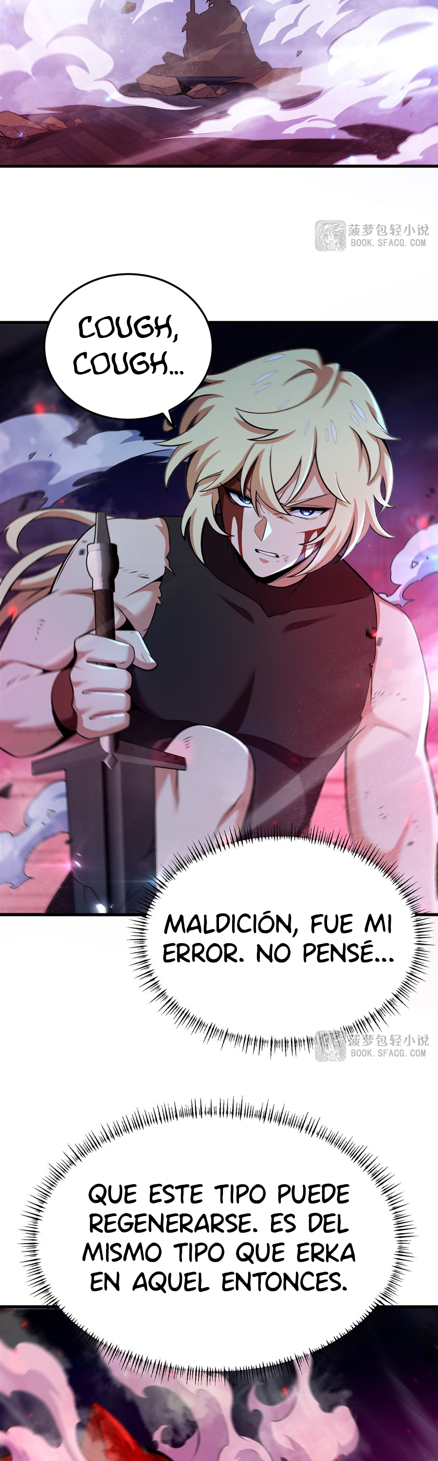 El villano rubio de la novela de la protagonista femenina quiere ser feliz Capitulo 62 página 10