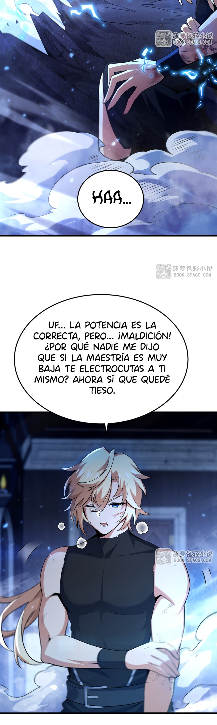 El villano rubio de la novela de la protagonista femenina quiere ser feliz Capitulo 62 página 18