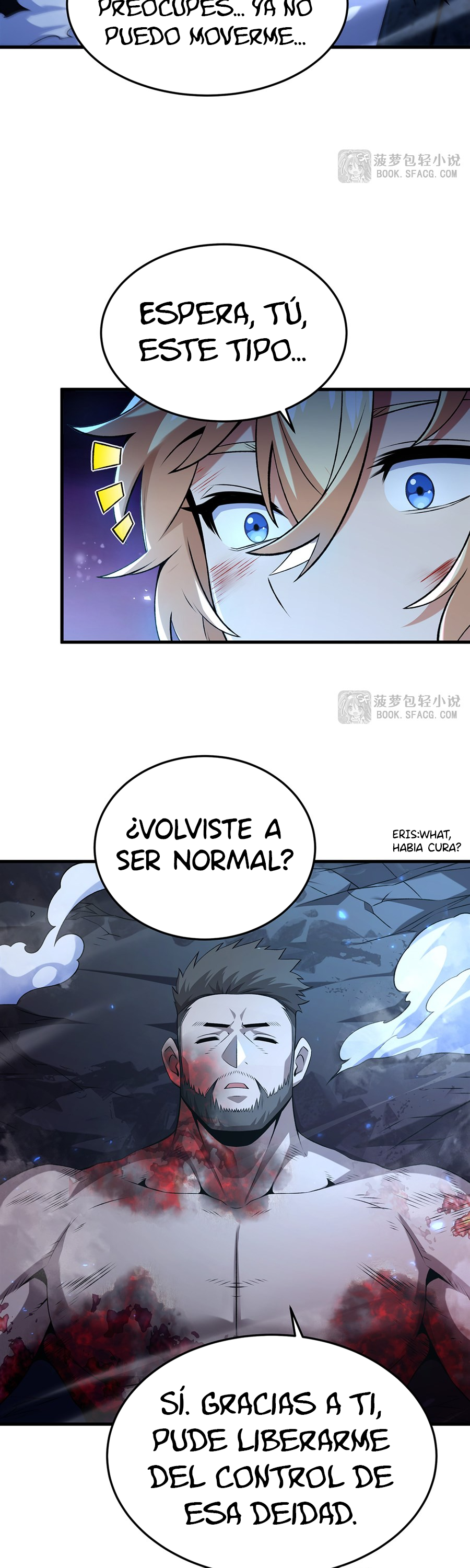 El villano rubio de la novela de la protagonista femenina quiere ser feliz Capitulo 62 página 21