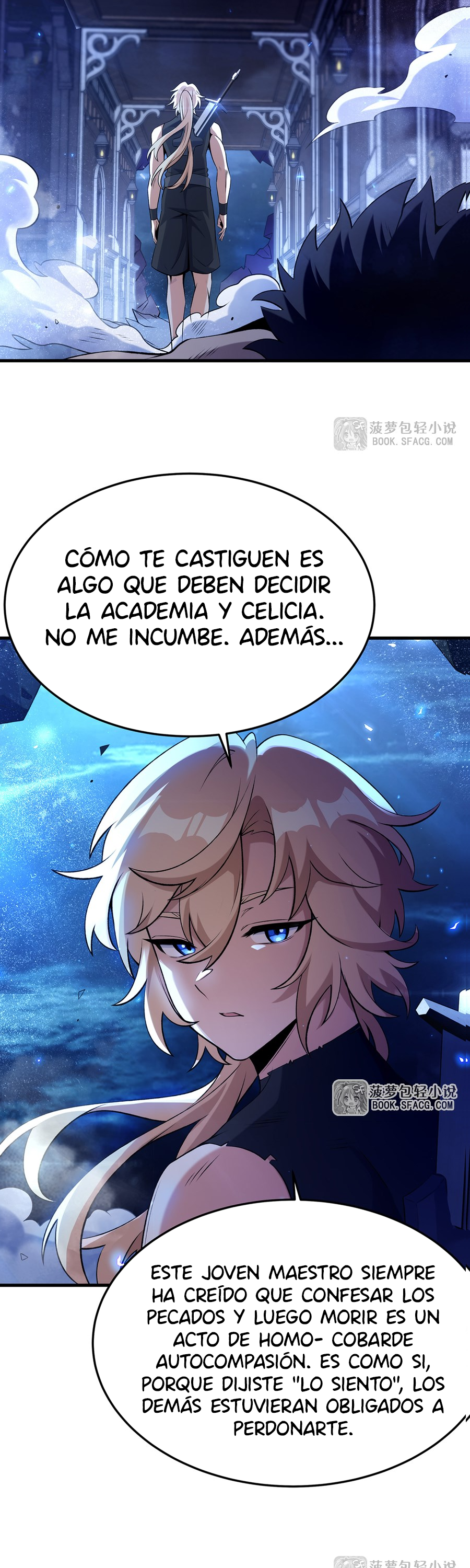 El villano rubio de la novela de la protagonista femenina quiere ser feliz Capitulo 62 página 25