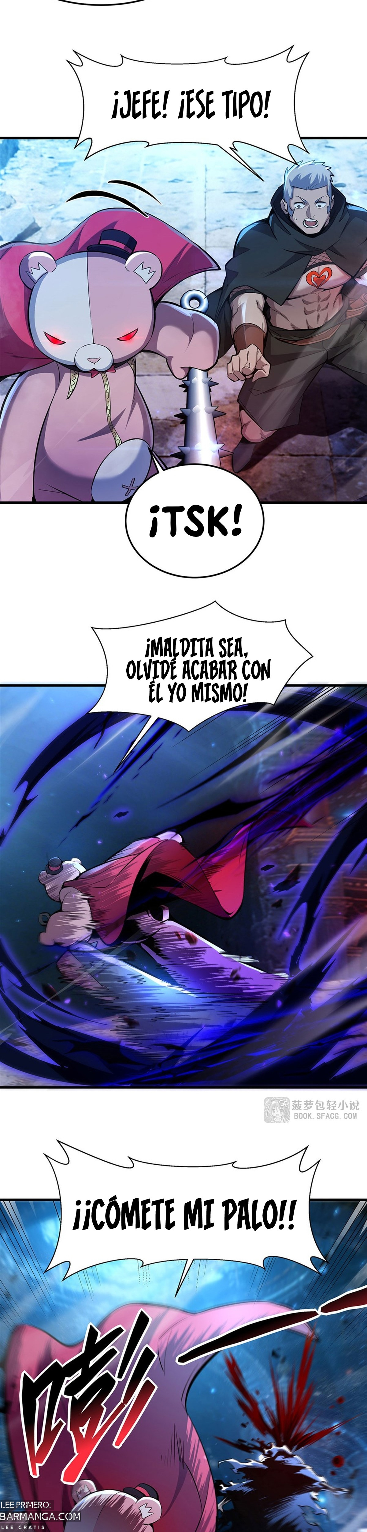 El villano rubio de la novela de la protagonista femenina quiere ser feliz Capitulo 63 página 19