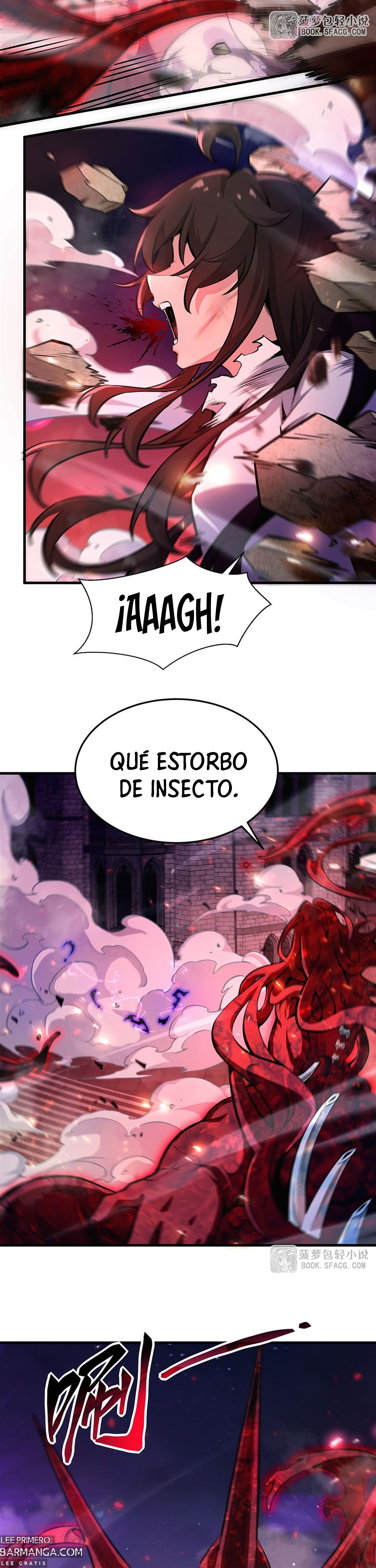 El villano rubio de la novela de la protagonista femenina quiere ser feliz Capitulo 64 página 10