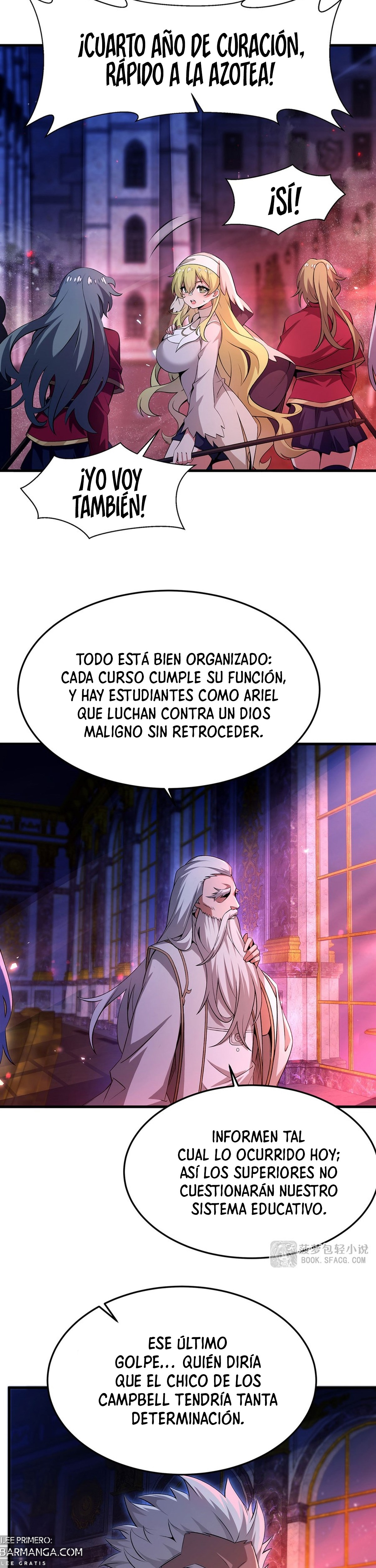 El villano rubio de la novela de la protagonista femenina quiere ser feliz Capitulo 64 página 19