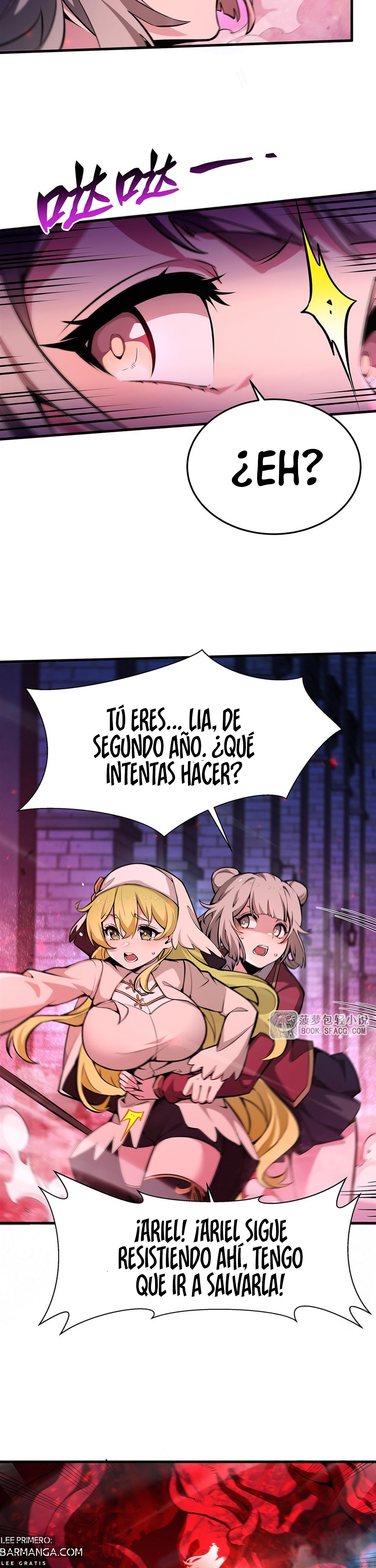 El villano rubio de la novela de la protagonista femenina quiere ser feliz Capitulo 64 página 5