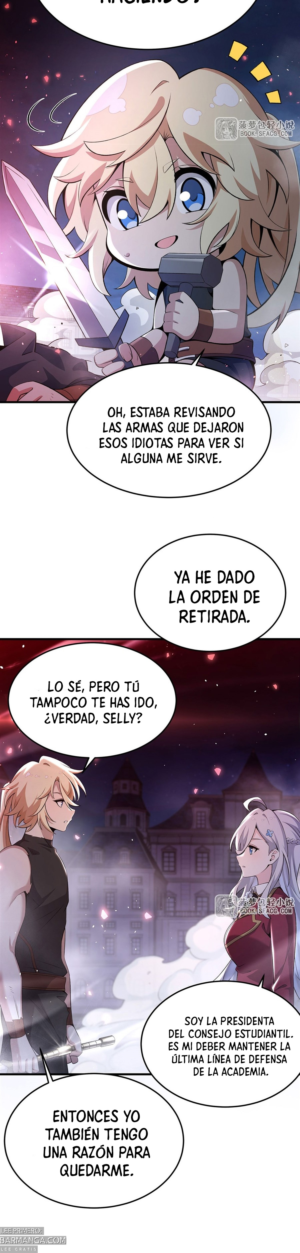 El villano rubio de la novela de la protagonista femenina quiere ser feliz Capitulo 65 página 10