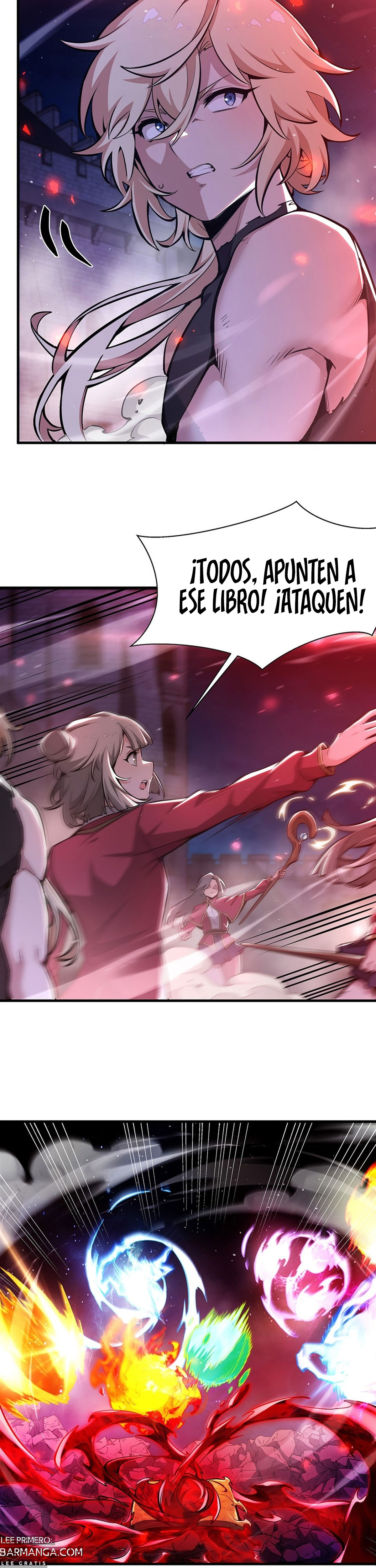El villano rubio de la novela de la protagonista femenina quiere ser feliz Capitulo 65 página 3