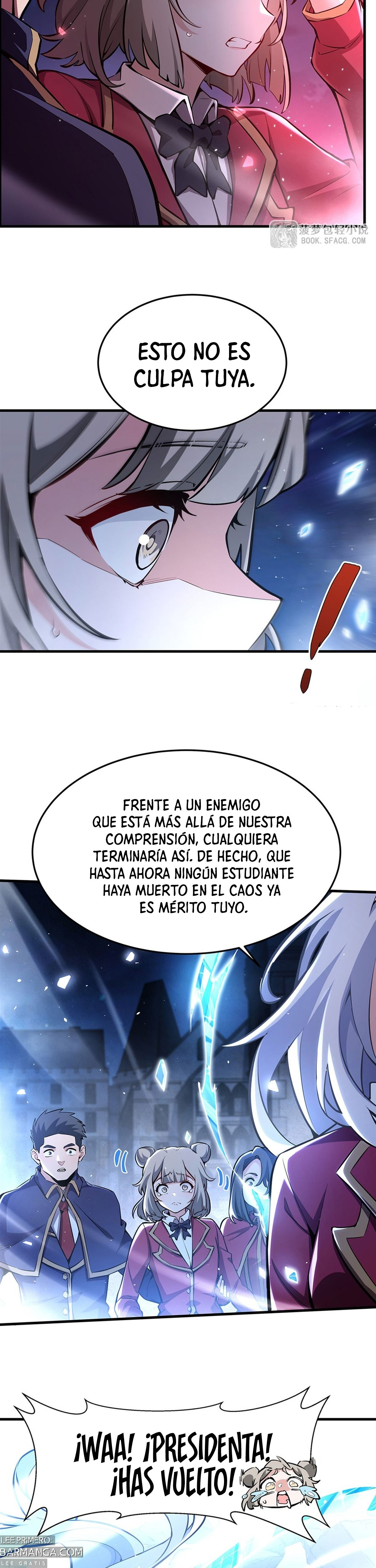 El villano rubio de la novela de la protagonista femenina quiere ser feliz Capitulo 65 página 7