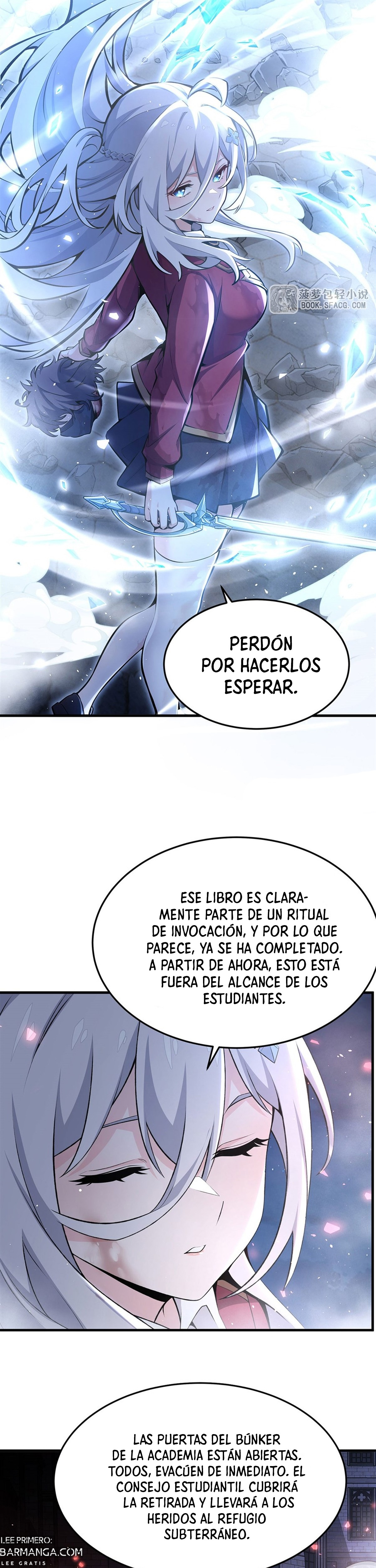 El villano rubio de la novela de la protagonista femenina quiere ser feliz Capitulo 65 página 8