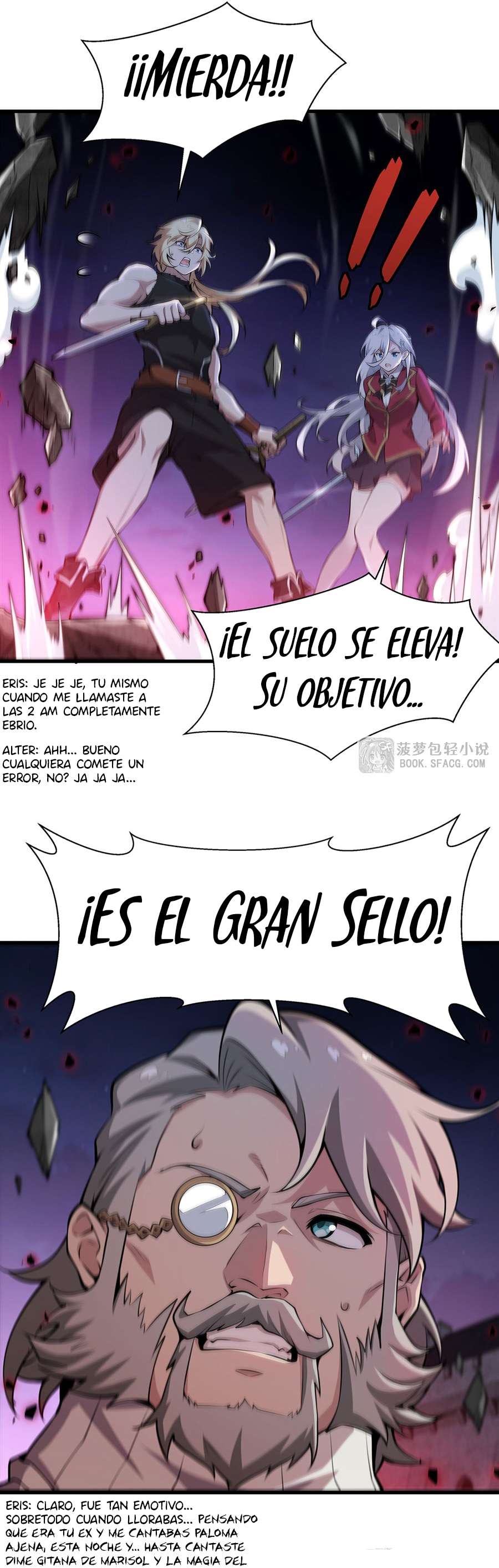 El villano rubio de la novela de la protagonista femenina quiere ser feliz Capitulo 66 página 10
