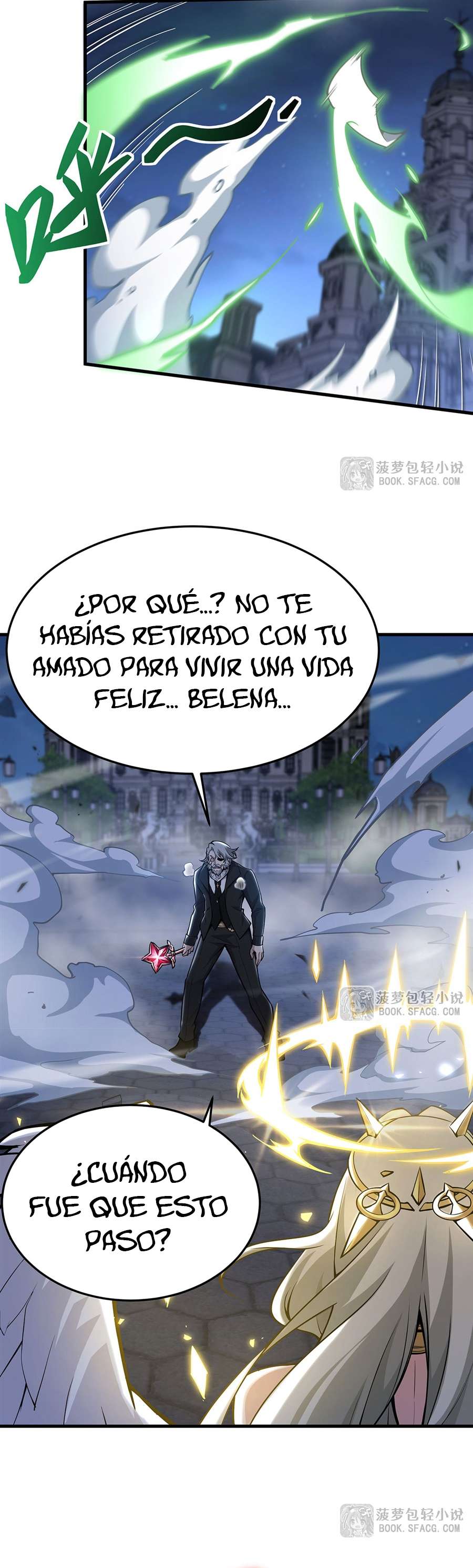 El villano rubio de la novela de la protagonista femenina quiere ser feliz Capitulo 66 página 22