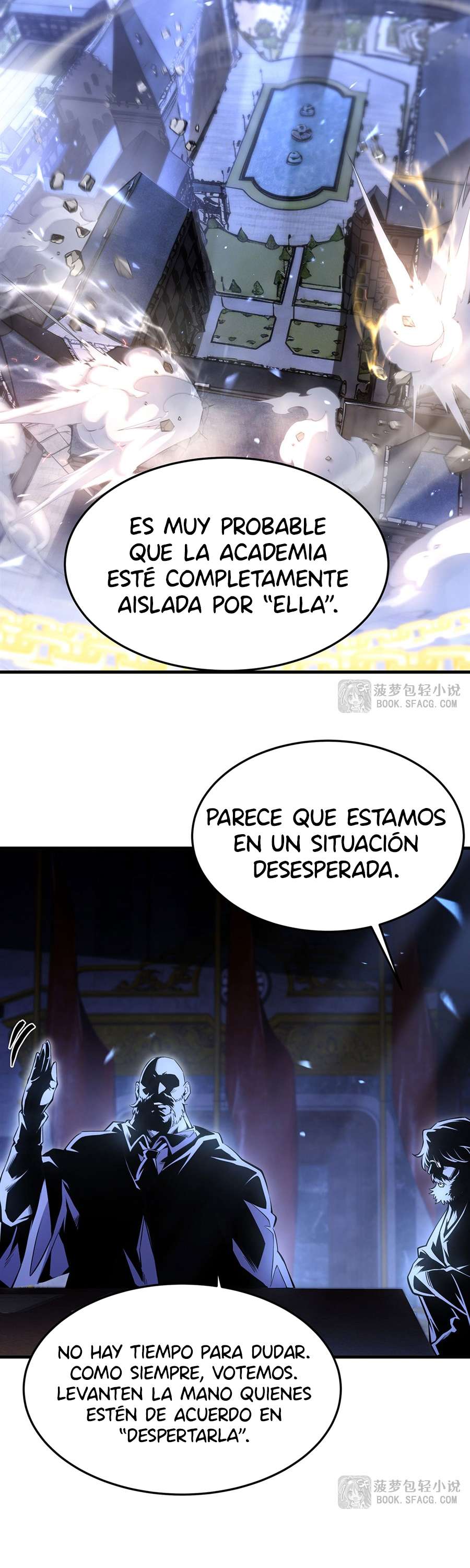 El villano rubio de la novela de la protagonista femenina quiere ser feliz Capitulo 67 página 19
