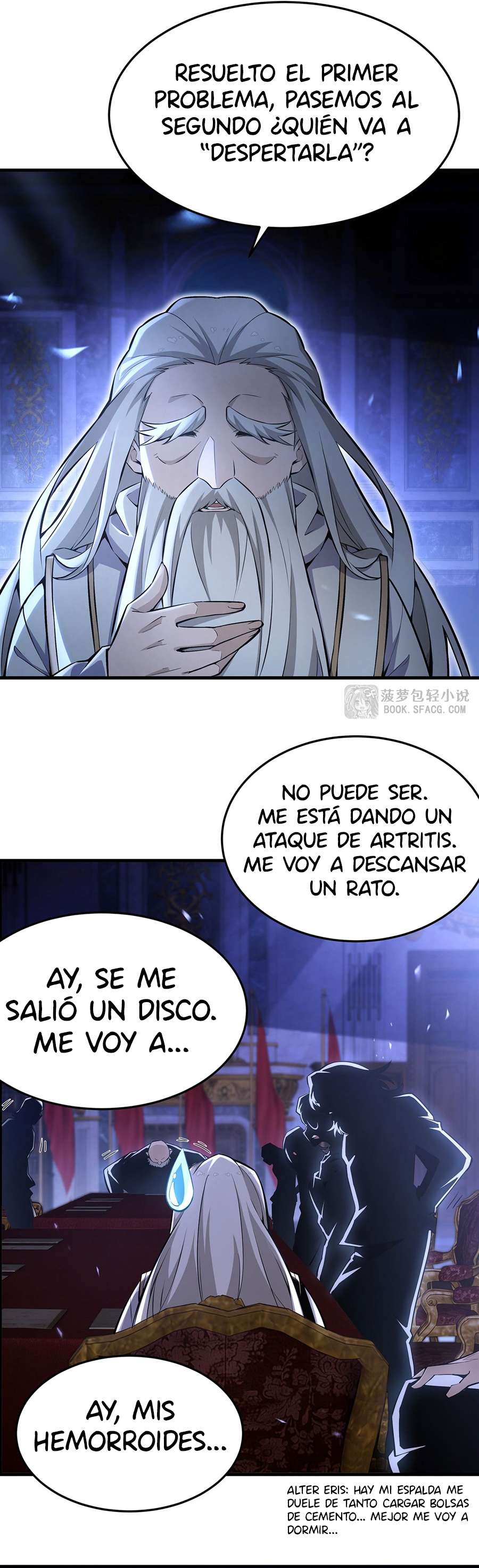 El villano rubio de la novela de la protagonista femenina quiere ser feliz Capitulo 67 página 22