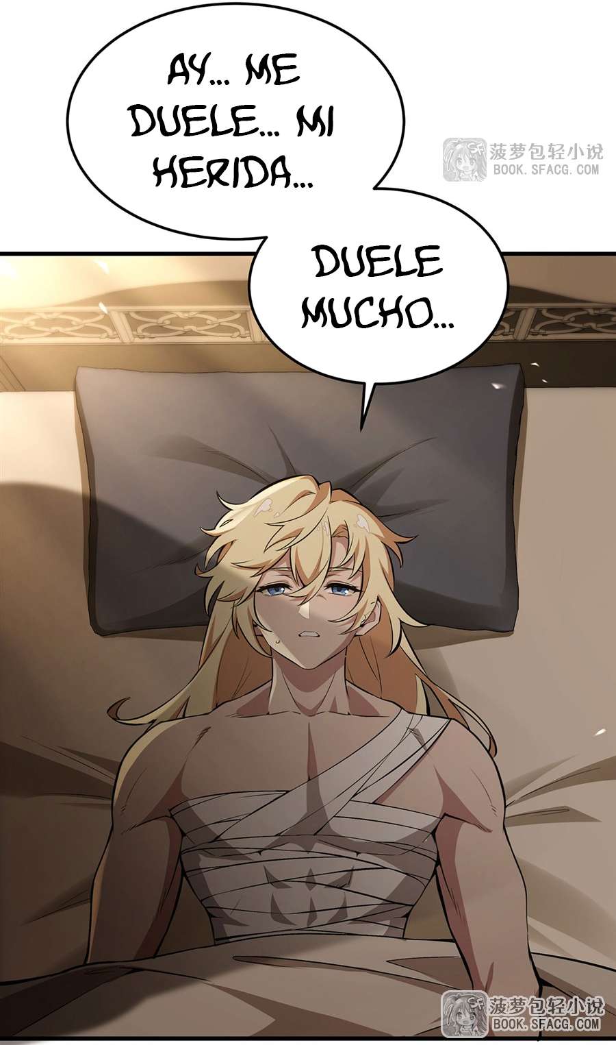 El villano rubio de la novela de la protagonista femenina quiere ser feliz Capitulo 67 página 26